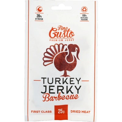 Fine Gusto Krůtí jerky BBQ 25 g