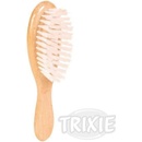 Trixie hrebeň drevený ovál jednostranný nylon. vlásie 5 x 18 cm