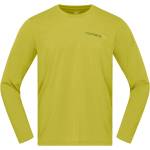Norrøna Мъжка спортна тениска Norrøna Femund Tech Long Sleeve Sport shirt - Golden Lime (216-3843-0413)