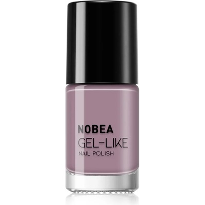 NOBEA Day-to-Day Gel-like Nail Polish лак за нокти с гел ефект цвят Thistle purple #N54 6ml