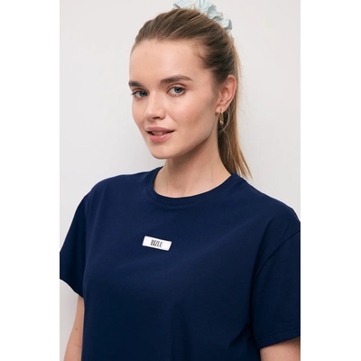 BIZUU Тениска Bizuu TISHALLE (TISHALLE.GRANATOWY)