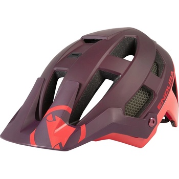 Endura SingleTrack MTB Helmet - Pomegranate