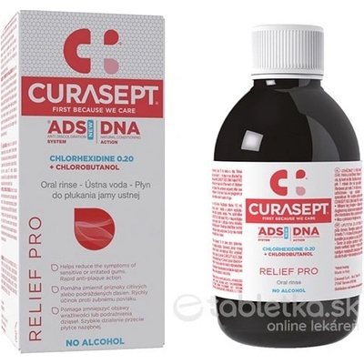 Curasept ADS DNA RELIEF PRO s chlórhexidínom 0,20% 200 ml