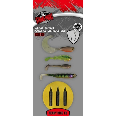 Fox Rage Návazce Drop Shot Ready Rigs - Micro vel.6 7g