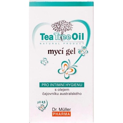 Dr.Müller Tea Tree oil mycí gel pro intimní hygienu 200 ml – Zboží Mobilmania