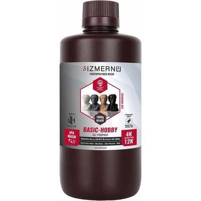 3izmerno / jamg he Фотополимерна Смола 3IZMERNO Basic Hobby - Standard UV Resin 405nm / 1000g