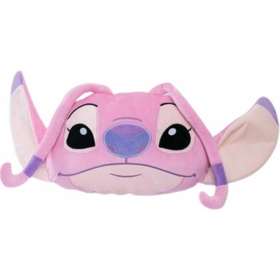 Jerry Fabrics Tvarovaný mikroplyšový polštář Lilo and Stitch Angel Pink Polyester 41x31 – Zboží Dáma