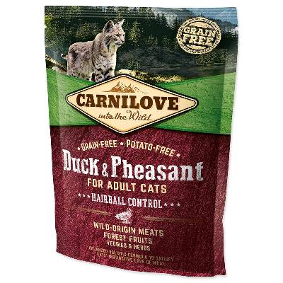 CARNILOVE Duck and Pheasant adult cats Hairball Control 400g