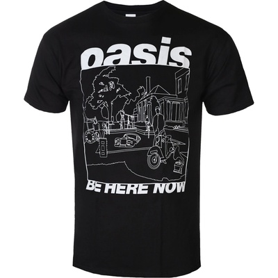ROCK OFF Мъжка тениска Oasis - Be Here Now Line Drawing - ROCK OFF - OASTS13MB