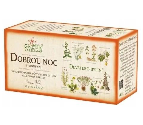 GREŠÍK Devatero bylín Dobrú noc 20 ns
