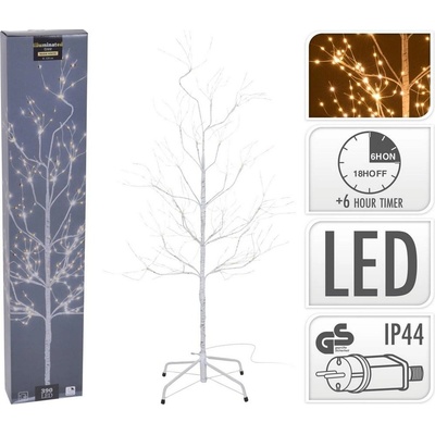 KOOPMAN Stromček svietiaci 390 LED teplá biela 120 cm
