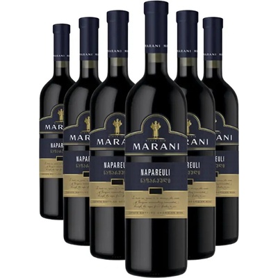 Marani NAPAREULI - červené suché víno 14% 6 x 0,75 l (holá lahev)
