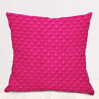 Biante Minky 3D bodky MKP-018 Purpurová 60 x 60 cm