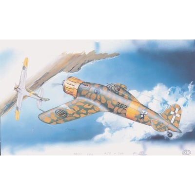 Směr plastikový model letadla Macchi M.C.200 Seatta 1:48