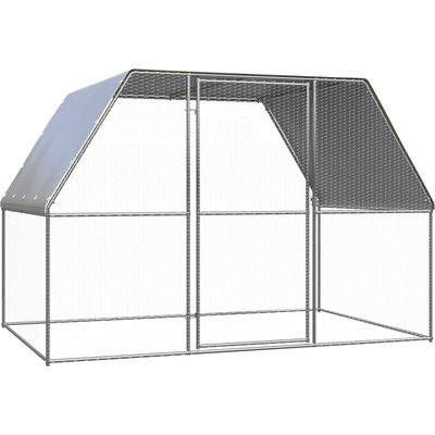 vidaXL venkovní klec 3 x 2 x 2 m pozink