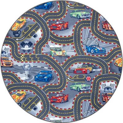 Hanse Home Play Race Track sivý viacfarebný