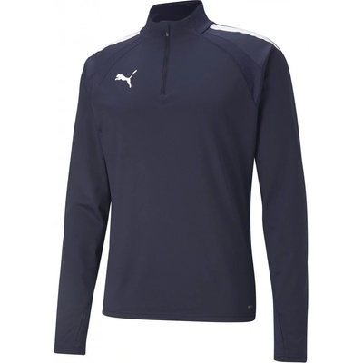 Puma TEAMLIGA 1/4 ZIP TOP modrá 657236-06