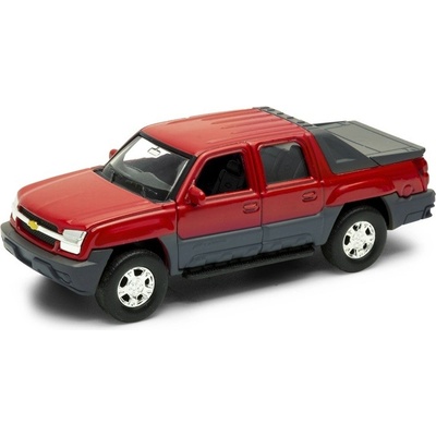 Welly 2002 Chevrolet Avalanche Červená 1:34