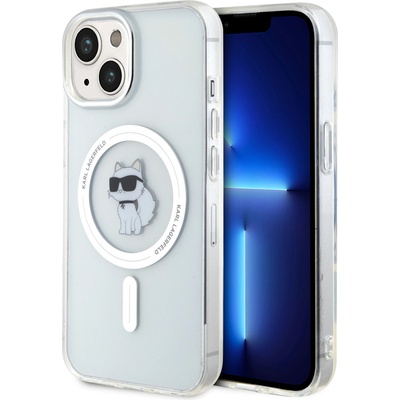 KARL LAGERFELD Гръб Karl Lagerfeld IML Choupette MagSafe Case за iPhone 15 - Прозрачен
