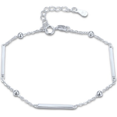 Minet 4026 Elegantní stříbrný náramek