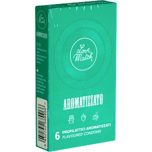 Love Match Single: Aromatizzato - Цветни и ароматизирани презервативи (6 бр. )
