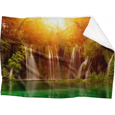 Impar fleece deka Vodopády Podšití beránkem ANO 150x120
