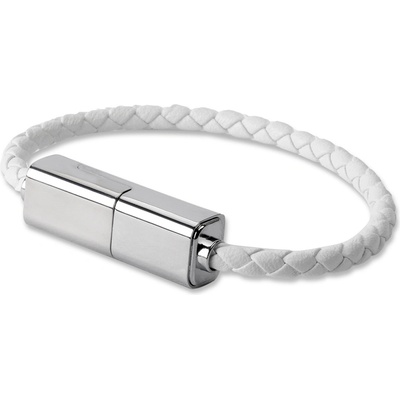 4smarts Кабел тип гривна за устройства с USB-C (бял) - 4smarts USB-C Charging Wristband (размер S) (4S468695)