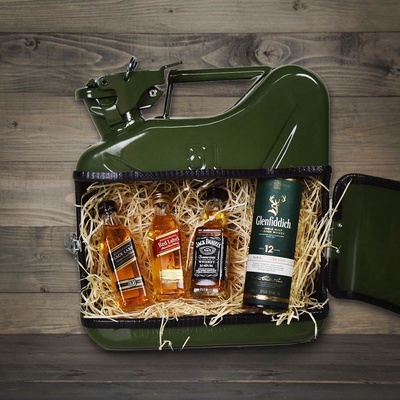 Kanister bar JERRYCAN Whiskey bandaska 5L minibar z kanistra