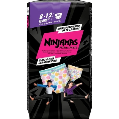 Pampers Ninjamas pyžamové 8 9ks srdce