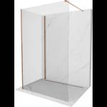 Mexen Kioto душ кабина Walk-in 130 x 85 см, прозрачен, розово злато - 800-130-212-60-00-085 (800-130-212-60-00-085)