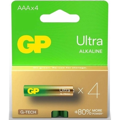 GP Batteries батерия Ултра алкална микромолив (aaa) gp24au-pgb4 4бр (gp24au-pgb4)