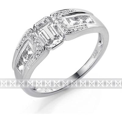 Klenoty Budín prsten s diamantem bílé zlato briliant černý briliant 3861723 0 53 97