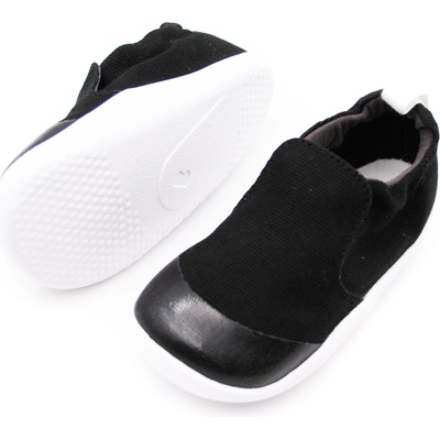 Bobux detské barefoot plátenky scamp organic black