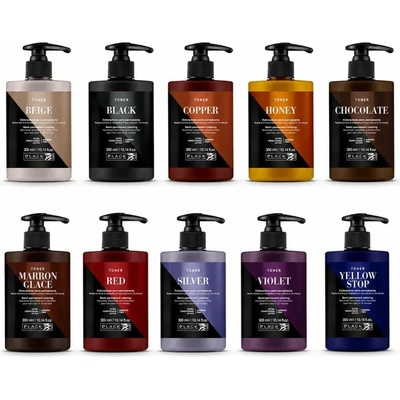 Black Professional Toner Semi-permanent Hair Colour 300 ml - Béžová
