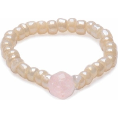 Nefertitis Růženín broušený prsten elastický NF17451 64