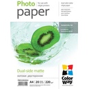 Fotopapiere ColorWay CW Vysoko lesklý obojstranný 220g/m,20ks, A4