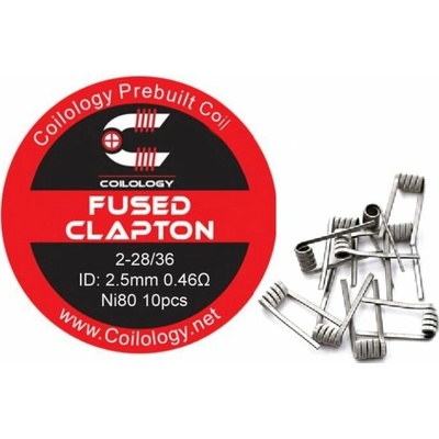 Coilology predmotané špirálky Fused Clapton Ni80 0,46ohm