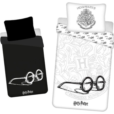 Jerry Fabrics Obliečky Harry Potter 144 svietiaci efekt 140x200 70x90