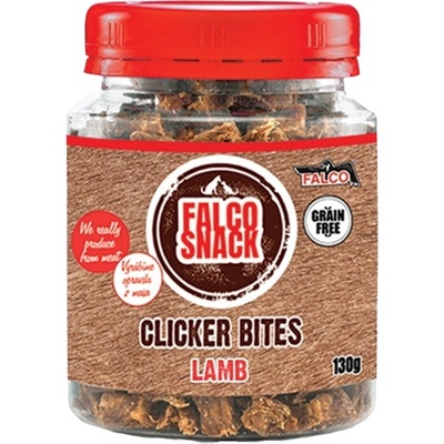 Falco Clicker Bites tréningové maškrty jehňacie 130 g