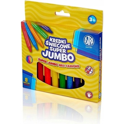 Astra voskové farbičky Super Jumbo 8ks 316118002