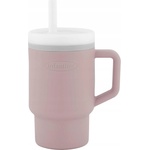 Infantino Силиконова чаша със сламка Infantino - My 1st Tumbler, 270 ml, светлорозово (IN308066)