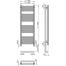 Zehnder Impa 1400 x 500 mm IMP-140-050