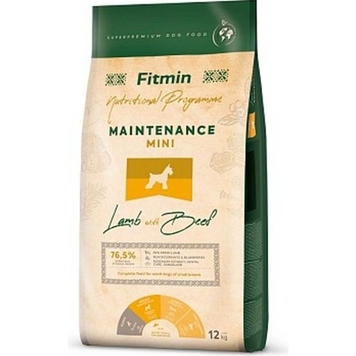 Fitmin Maintenance Mini Lamb & Beef 12 kg