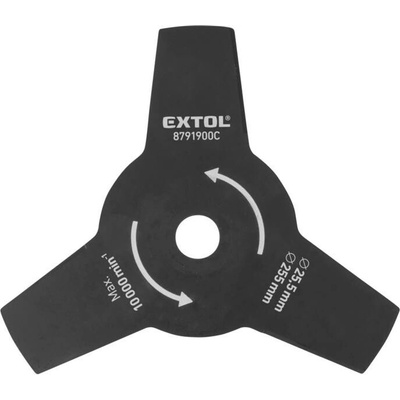EXTOL INDUSTRIAL Trojzubý nôž pre strunové kosačky 8791900 a 8791901 8791900C