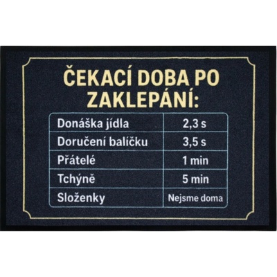 Mercury Flooring Čakacia doba čierna 40x60 cm