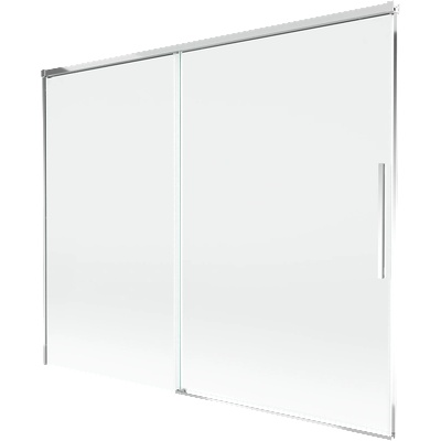 Mexen Rox двукрилен, плъзгащ се параван за вана 190 x 150 см, прозрачен, хром - 8C9-190-001-01-00 (8C9-190-001-01-00)