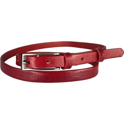 Penny Belts dámský kožený opasek 15-1-93 červený