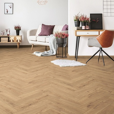 Kronospan Ламиниран паркет К326 ДЪБ СЪНДЕН СHERRINGBONE Small 8мм - 32/AC5/4V ФУГА / 630х126мм (GSК326)