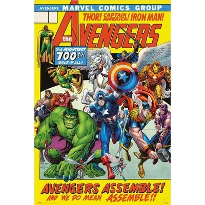 Plagát, Obraz - Avengers - 100th Issue, (61 x 91.5 cm)