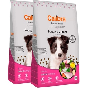 Calibra Dog Premium Line Puppy & Junior 2 x 12 кг